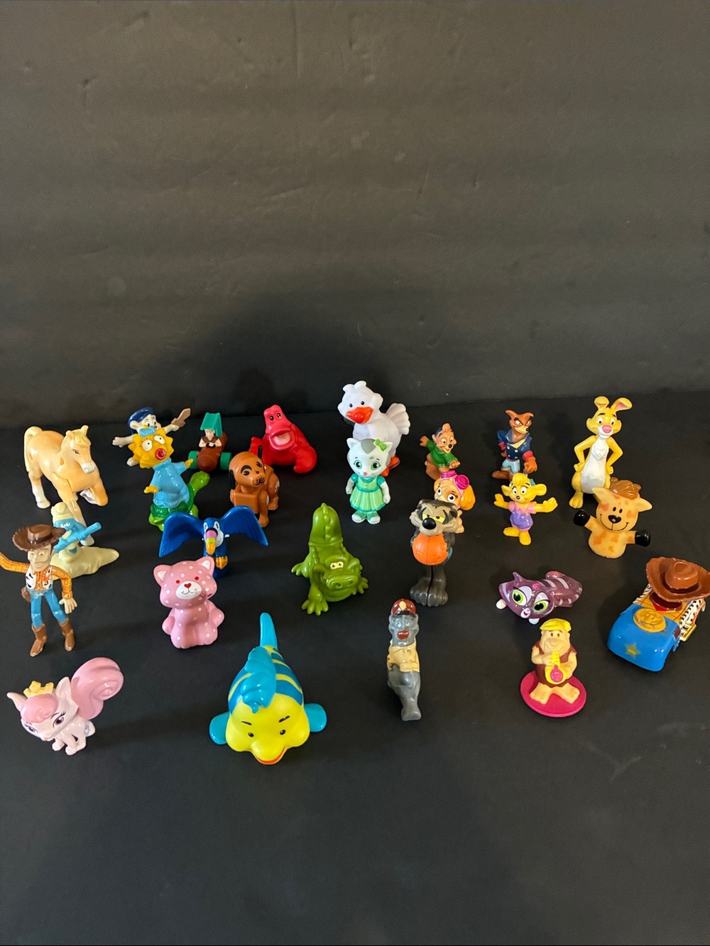 26 colorful toy figure set mixed characters kids